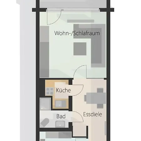 Apartamento Borkum-vier *